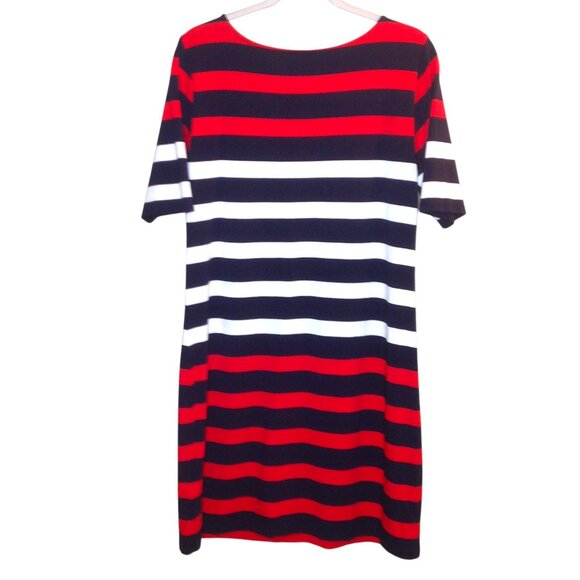 Tommy Hilfiger Striped Tee Shirt Dress Large NWOT - Picture 3 of 6
